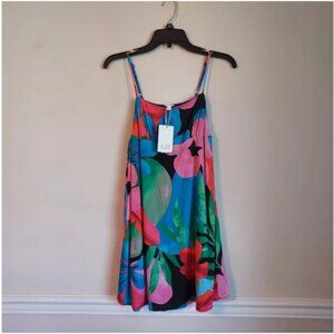 🏷GB Floral Print Side Tie Mini Dress🌸NWT Gianni Bini